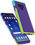 Jeylly Galaxy Note 9 Case - Shock-Absorption Rugged Soft TPU Hard PC Armor Protective Cover in Purple