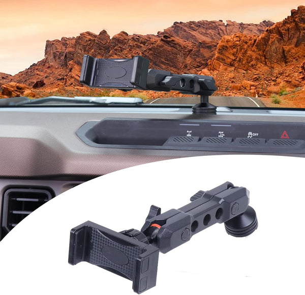 Phone Holder for Ford Bronco 2021-2024 - Dash Mount, 360° Adjustable Phone Mount Interior Accessories