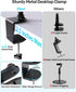 Etour 19" 4K C920 C920s C922 C922x C925e C930 C930e C960 C615 N60, 1/4" Webcam Stand Mount for Desk, Flexible Gooseneck