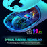 Wired Mouse, LED Computer Mouse Wired, 4 Adjustable DPI up to 6400 Ultra Silent Optical Tracking USB Mouse for Laptop