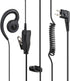Walkie Talkie Swivel Earpiece with Microphone and PTT, Compatible with Motorola CLS1410, CLS1100 (1 Pack)