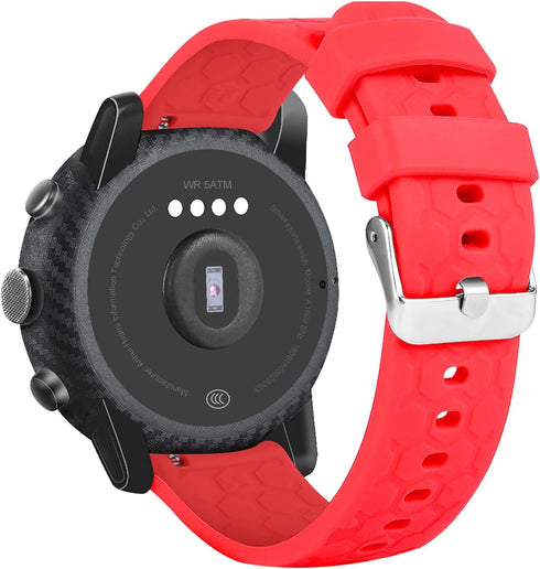 FitTurn 6pack Bands, Soft Silicone Replacement Straps for OYG Smart Watch, IP68 Waterproof Fitness Tracker with Quick