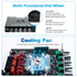 TDA7498E Bluetooth Amplifier Board - 160W×2+220W Subwoofer, 2.1 Channel Audio Receiver Power Amplifier Module with