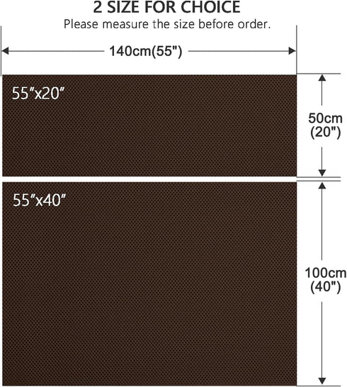 Speaker Grill Cloth Stereo Mesh Fabric for Repair, Brown - 55 x 20 in / 140 x 50 cm