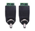RCA Plugs for Speaker Wire, RCA to AV Screw Terminal Connector, Solderless Adapter for Audio/Video