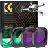 K&F Concept ND UV CPL Filters Kit for DJI Mini 4 Pro, 4 Pack (CPL+UV+ND8+ND16) Multi-Coated Optical Glass