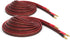 Micca 14 Gauge Pure Copper Speaker Wire, 6 Feet 2 Pack with Gold Plated Banana Plugs, Slim Design for Home Theater