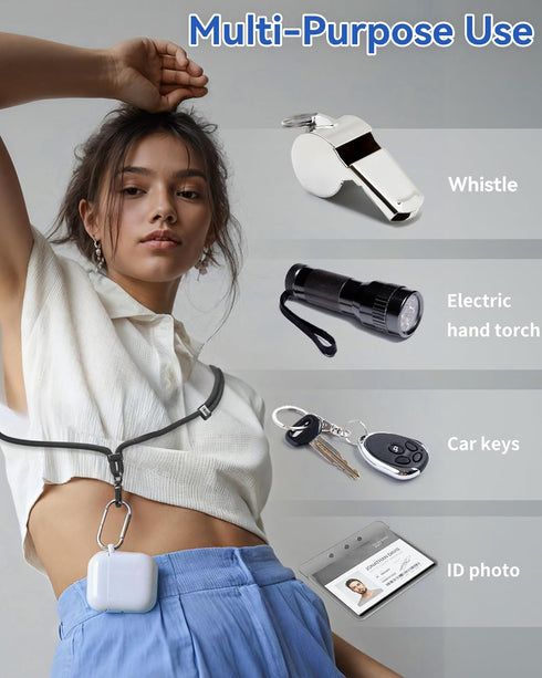 VVAAGG Cell Phone Lanyard for iPhone: Crossbody Phone Strap Adjustable Neck Wrist Strap Anti Theft Long Lanyard Travel