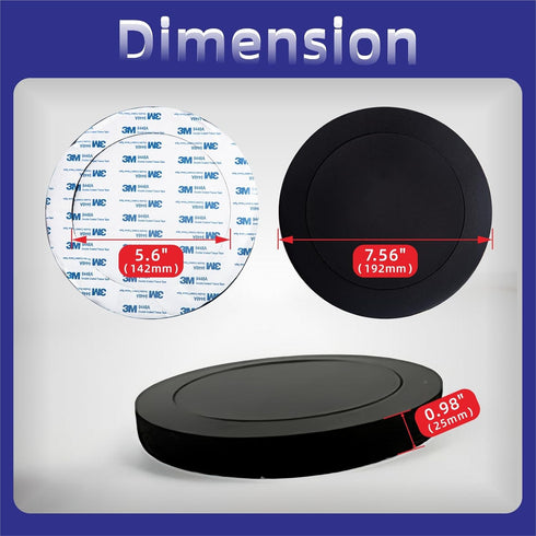 6.5" Foam Speaker Enhancer Foam Fast Rings Fits for 6" 6.5" Car Door Speaker, Universal High Rebound Sponge Bass Blocker Kit with High Rebound for Stereo Audio Speaker