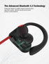 Otium Bluetooth Headphones - Wireless Earbuds IPX7 Waterproof Sports Earphones with Mic, 15 Hour Battery
