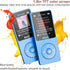 RUIZU 64GB MP3 5.3, 0.055 lbs, 80 128GB Player with Bluetooth Weight Portable Music Player for Kids, Sports, FM Radio