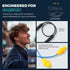 MIPEACE Bluetooth Earplug Headphones, Wireless Neckband Earbuds, 29db Noise Reduction, IPX5 Sweatproof, 19+ Hour