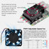 Yahboom Cooler for Raspberry Pi 5,with PWM Cooling Fan Aluminum Heatsink for Pi5,Insulation Silicone Thermal Pad Cool Cooler Pi50 Cool Down Quickly by Yahboom