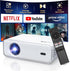 AOERUOW D1 1080P Replacement Remote Control Compatible with Aurzen EAZZE Movie Portable Outdoor Smart Mini Projector