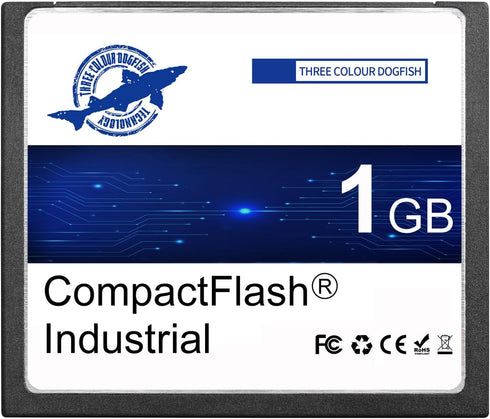 THREE COLOUR DOGFISH Dogfish 1GB Compact Flash Memory Card High Performance Industrial CF Type I