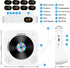 Portable CD Player with Speakers, Bluetooth Support, Timed CD Player with Headphones for Home, White