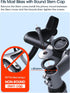 Bike Phone Mount,Mountain Bicycle Stem Cell Phone Holder,Universal Aluminum Handlebar Phone Clamp,MTB / Road E-Bike Cycling Mobile Phone Clip,Quick Release Attach/Detach-Black?Series C-1st Gen?