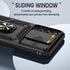 Goton Galaxy A53 5G Case with Camera Cover & 360° Kickstand Ring, Military Grade Shockproof, Black