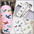 Miaasfjk 500Pcs Cartoon Airplane Sticker Roll Colorful Aircraft Labels Waterproof Planes Funny Graffiti Decals
