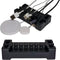 DeskBrick by CordBrick, Black Heaviest Weighted Cord Organizer for Desktop, Phone Stand & Cable Management Gift