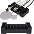 DeskBrick by CordBrick, Black Heaviest Weighted Cord Organizer for Desktop, Phone Stand & Cable Management Gift
