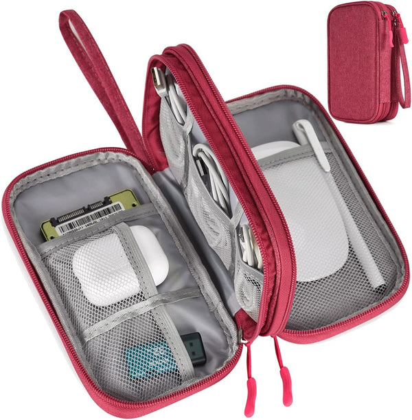 Electronic Organizer Travel Cable Accessories Bag - Waterproof Electronic Accessories Organizer Bag for Power Bank,