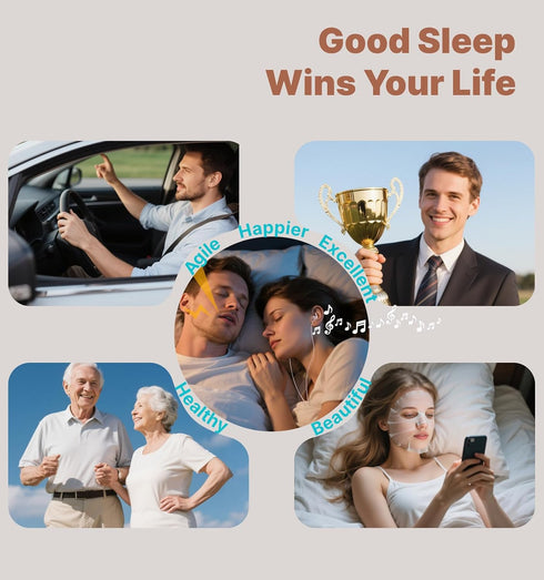 Headphones,3.5mm Earbuds,30dB Plugs,2g Hmusic Sleep Wired Sleeping Noise Isolate Sleep Lightweight, Ultra-Soft