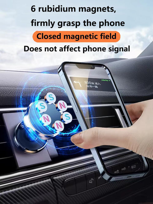 TUKEFEV 360Rotating Car Mount Patch Folding Universal Phone Holders for Your Dashboard Cell Phone Holder Car Magnetic