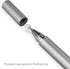 BoxWave Stylus Pen for Samsung Galaxy Tab S5e LTE - FineTouch Capacitive Stylus, Super Precise Metallic Silver Pen