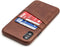Dockem Wallet Case for iPhone X/XS, Built-in Metal Plate for Magnetic Mounting & 2 Credit Card Holders, (5.8" Exec M2,