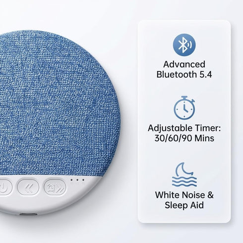 HPNKZXA Under Pillow Speaker for Sleeping,Sleep Speaker with White Noise Machine Timer,Small Bluetooth Speaker Wireless