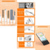 LOKEKE 32-in-1 Multifunctional Cleaning Brush Kit, All-in-One Laptop Cleaning Tool, Portable Electronics Cleaning Brush