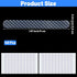 Sibba 40 Cell Phone Grip Tape Strips PCS Transparent Rubber Non-Slip Side Sticker Adhesive Grippy Bumper Frame Stickers