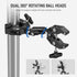 NEEWER Double Super Clamp Camera Mount with Magic Arm, Cold Shoes for Photography Reflector, Light Stand, and