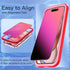 2 PACK iPhone 14 Pro Max Privacy Screen Protector - 25° Anti-Spy Tempered Glass, Easy Install, Bubble-Free, Colorful