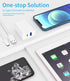 PD QC3.0 Fast Wall Charger USB C/A Power Adapter Type Compatible with iPhone 12/mini/Pro/Max/11/SE/Xs/XR/X/8 for Pro