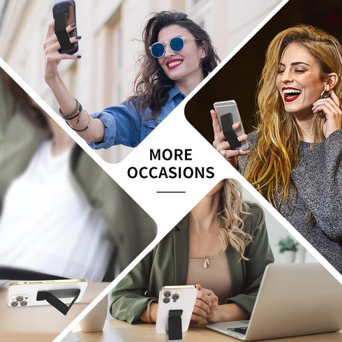 3 Pack Cell Phone Kickstand, Multi-Angle Ultra Slim Phone Stand Stick on Holder for Most Smartphones