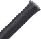 25ft 1.5 inch PET Expandable Braided Sleeving, Black, by Alex Tech