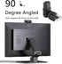 JSADZKJ 3 Prong Power Adapter, 90 Degree 5-15P to C13 Power Convertor (2 Pcs)