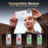 Xfilm for iPhone 16 Pro/16 Pro Max Camera Lens Protector, Stylish Diamond Ring Design, Scratchproof Protector