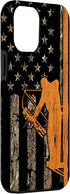 iPhone 12 Pro Max Bow Hunting Tree Stand Deer Hunter American Flag Camouflage Case