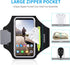 GUZACK Running Armband for iPhone 16 Pro 15 14 13 12 11 Pro Max/Plus/XR/XS, Galaxy S25/S24/S23/S22 with Card Slot & Key