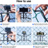TELESIN Fence Mount with Flexible Clamp Arm for Phones, GoPro 13, DJI Action 5 Pro, Live Streaming Accessories
