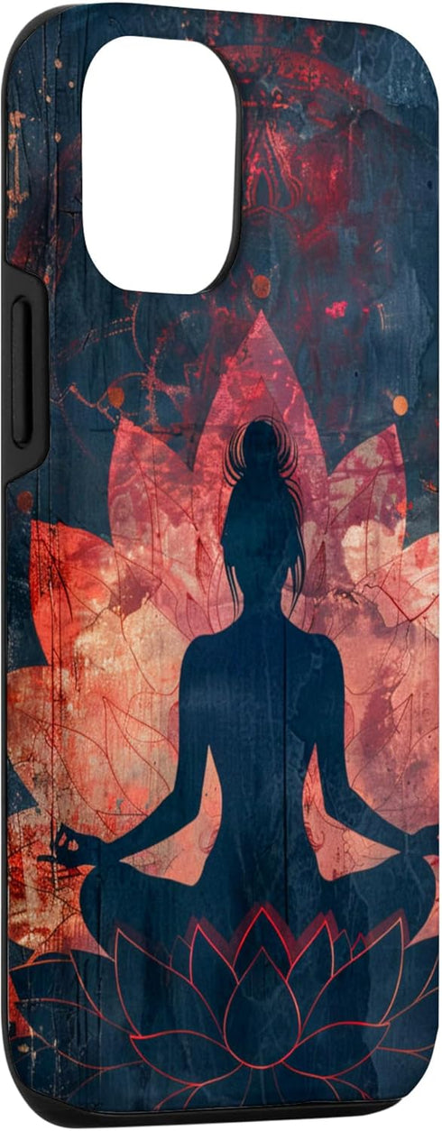 iPhone 13 Pro Lotus Flower Yoga Phone Case