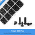 500pcs M2 M2.5 M3 Laptop Notebook Computer Replacement Screws Kit, PC Flat Head Phillips Assortments