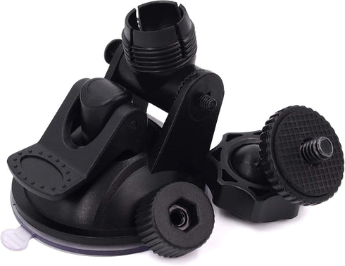 CH01A 1/4" 1/8" Thread Suction Mount Tripod Holder - Fits Sony/Ricoh/HP/GoPro/Oculus, Dash Cam Mount Holder
