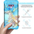 for Galaxy Note 9 Case, Marble Pattern Three Layer Heavy Duty Shockproof Hard Plastic Bumper + Soft Silicone Hybrid