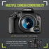 Ultra Deluxe Lens Kit for EOS M6 Mark II, M50, M50 Mark II, M200 with 15-45mm Lens, 7pc Filter Set