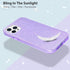 MATEPROX Compatible with iPhone 12 Pro Case, Glitter Bling Sparkle Cute Girls Women Protective Cover (Purple)