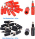 Glarks 40pcs Black and Red 4mm Banana Speaker Wire Cable Screw Plugs with Amplifier Connectors
